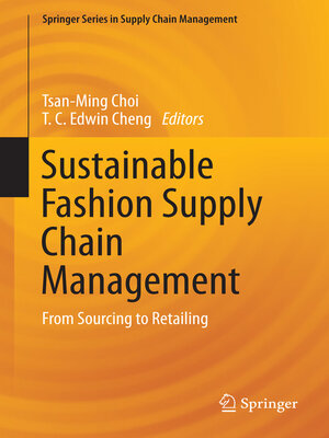 cover image of Sustainable Fashion Supply Chain Management